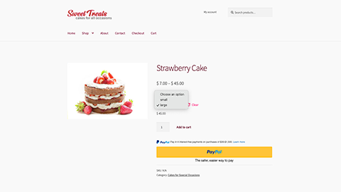 sweet treats options page img